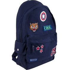 Рюкзак Vadobag Skooter badge and patch синий