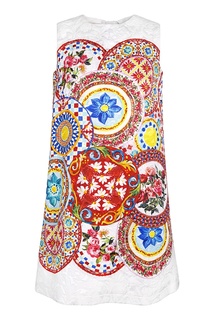 Платье с принтом Dolce & Gabbana