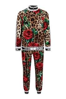 Леопардовый спортивный костюм Dolce & Gabbana