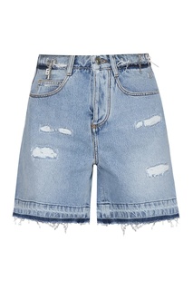 Джинсовые шорты с потертостями Ermanno Scervino