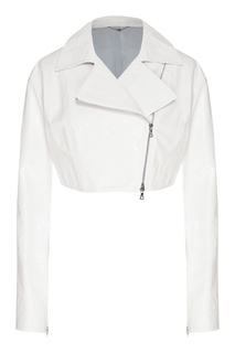 Белая куртка из кожи Yana Dress