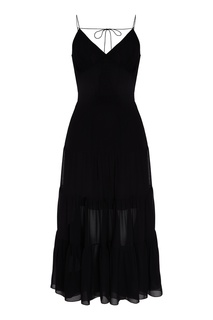 Черное платье из шифона Yana Dress