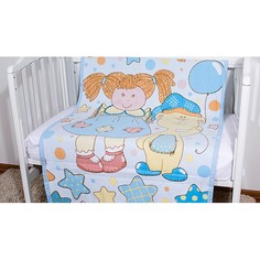 Одеяло детское Девочка и мишка Baby Nice