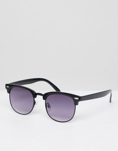 Черные солнцезащитные очки в стиле ретро AJ Morgan-Черный