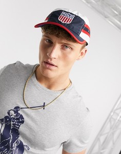Кепка белого/темно-синего цвета с логотипом Polo Ralph Lauren-Фиолетовый