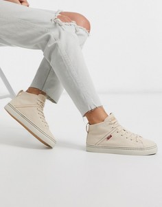 Высокие кеды из органического хлопка Levis-Белый