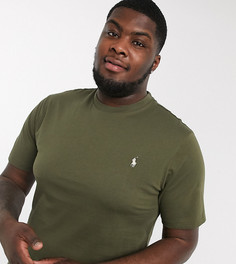 Зеленая футболка с логотипом Polo Ralph Lauren Big & Tall-Зеленый