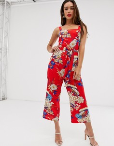 Комбинезон с цветочным принтом Ax Paris-Мульти