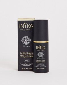 Жидкая основа под макияж из органических ингредиентов INIKA-Светло-коричневый