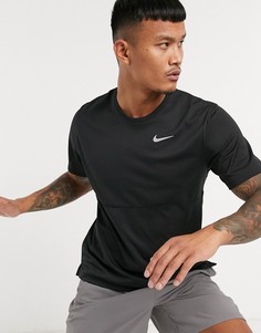 Черная футболка Nike Running Breathe-Черный