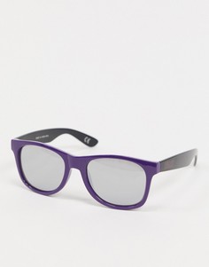 Солнцезащитные очки с черной и фиолетовой отделкой Vans Spicoli 4-Черный