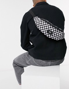 Сумка через плечо в черно-белую клетку Vans-Черный
