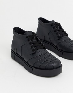 Черные высокие кроссовки на массивной подошве Melissa-Черный