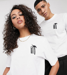 Футболка с вышивкой ASOS MADE IN KENYA-Белый