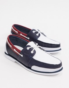 Кожаные мокасины Lacoste-Белый