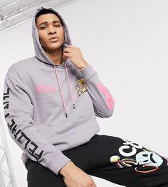 Crooked tongues oversized hoodie 2025
