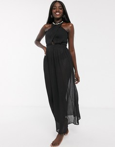Эксклюзивное черное пляжное платье Glamorous-Черный