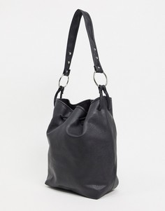 Сумка-тоут с металлической фурнитурой French Connection-Черный