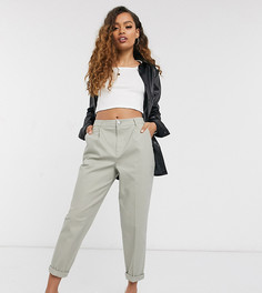 Шалфейно-зеленые чиносы ASOS DESIGN Petite-Зеленый