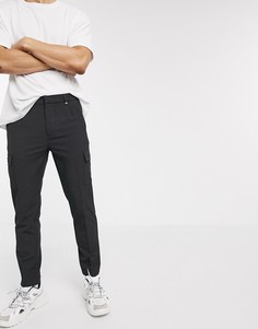 Серые строгие брюки карго Celio-Серый