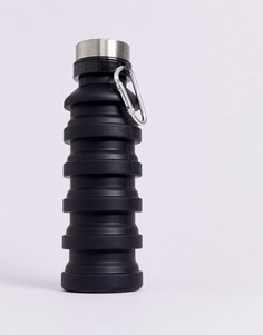 Черная складывающаяся бутылка для воды Lost - 470 мл-Мульти