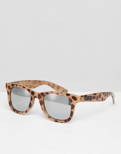 Солнцезащитные очки в оправе с леопардовым принтом Vans Janelle-Мульти