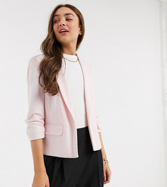 Светло-розовый трикотажный пиджак Miss Selfridge Petite