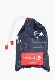 Чехол для чемодана Routemark "Коты и порядок в черном" с паттерном Студии Артемия Лебедева SP310 L/XL
