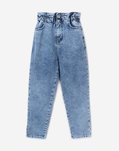 Свободные джинсы с высокой талией для девочки Gloria Jeans