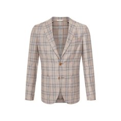 Пиджак из смеси шерсти и шелка Luciano Barbera