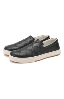 Кожаные слипоны Bottega Veneta