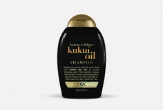 Шампунь для увлажнения и гладкости волос с маслом гавайского ореха (кукуи) OGX
