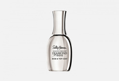 Средство 2в1: база и верхнее покрытие для укрепления и блеска Sally Hansen