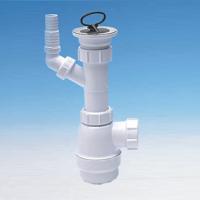 Сифон бутылочный 1.1/2&quot;х40мм прямой со штуцером MRSK3 Mc Alpine