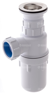 Сифон бутылочный (1 1/2х40мм) с выпуском и вставкой &quot;антисифон&quot; Mc Alpine