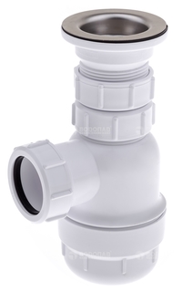 Сифон бутылочный 1.1/2&quot;х40мм прямой MRSK2 Mc Alpine