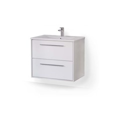 Тумба под раковину Равал Frame Fra.01.75/P/W 75 см, белая Raval
