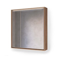 Зеркало-шкаф Равал Frame Fra.03.75/DT 75 см, дуб трюфель Raval