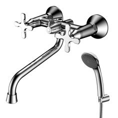 Смеситель LEMARK Duetto LM5751C для ванны (хром)