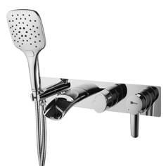 Смеситель LEMARK Atlantiss LM3224C для ванны и душа, встраиваемый (хром)