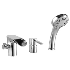 Смеситель LEMARK Atlantiss LM3245C на борт ванны, встраиваемый (хром)