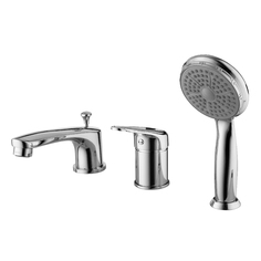 Смеситель LEMARK Luna LM4145C на борт ванны, встраиваемый (хром)