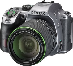 Зеркальный фотоаппарат Pentax K-70 Kit DA L18-135 WR (серебристый)