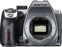Зеркальный фотоаппарат Pentax K-70 body (серебристый)