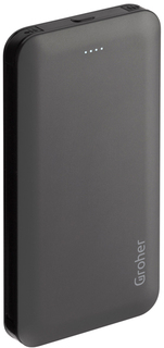 Внешний аккумулятор Groher GPB-2452 10000 мАч (графит)