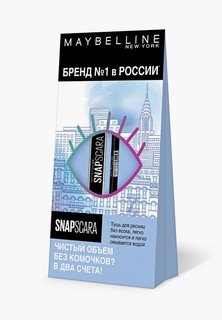 Набор для макияжа глаз Maybelline New York Snapscara 9,5мл+ TATOO LINER оттенок 901, 1,3гр