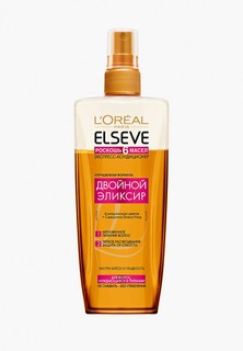 Спрей для волос LOreal Paris L'Oreal Экспресс-Кондиционер "Эльсев, Двойной Эликсир Роскошь 6 масел" для волос, нуждающихся в питании, 200 мл