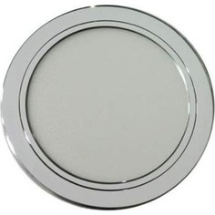 Светильник ONLYLIGHT PA-03/18W 4200K WH ПАНЕЛЬ АЛЮМИНИЙ d225mm цвет БЕЛЫЙ, светодиодный встраиваемый