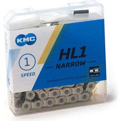 Цепь для велосипеда KMC HL1-N 1/2x3/32x112L FOR 1-SPD, Half Link, односкоростная, бмх, фристайл, на блистере