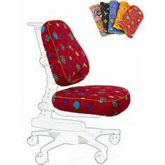 Чехол Mealux RR красный с жучками для кресла newton/match
